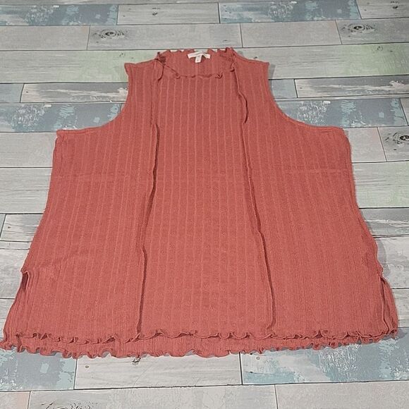 Maurices Burnt Orange Tank Top sz Large - Picture 1 of 4